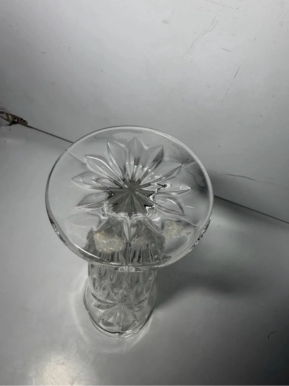No Label clear glass